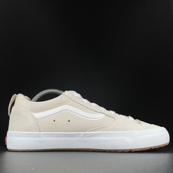 Vans Lizzie Low Turtledove Men’s 9 Beige Suede Casual Sneakers Skate Shoes NEW - Picture 5 of 8